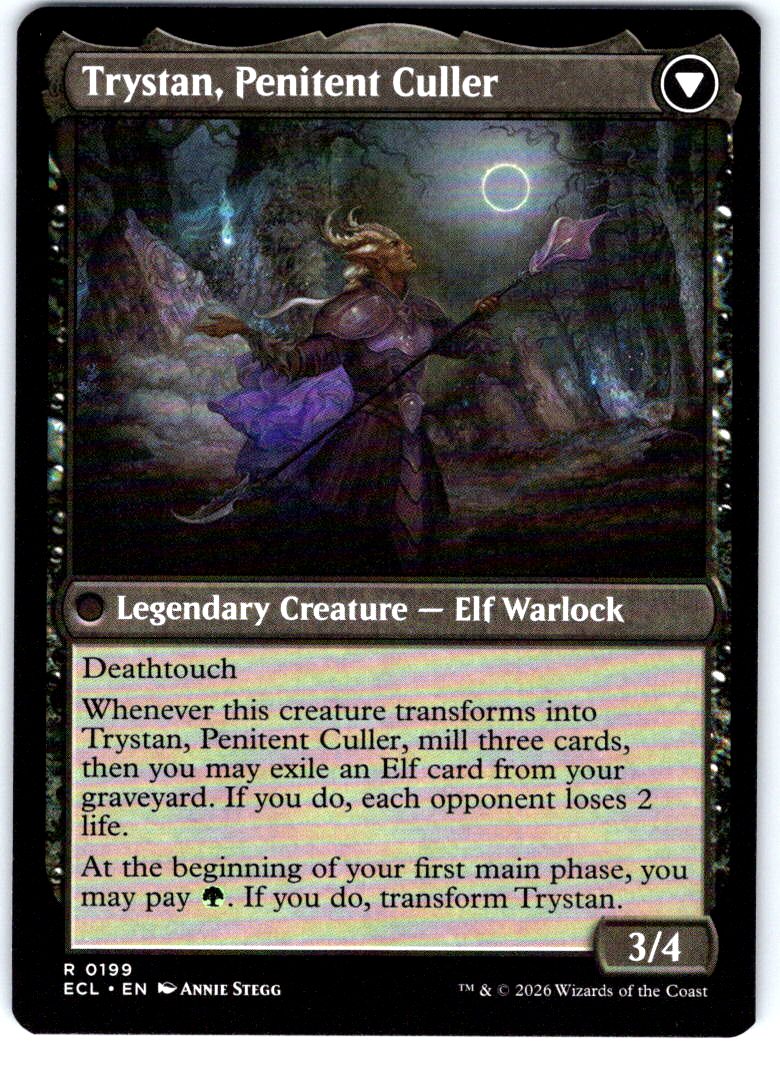 Trystan, Callous Cultivator 199 Rare Lorwyn Eclipsed Magic: The Gathering NM