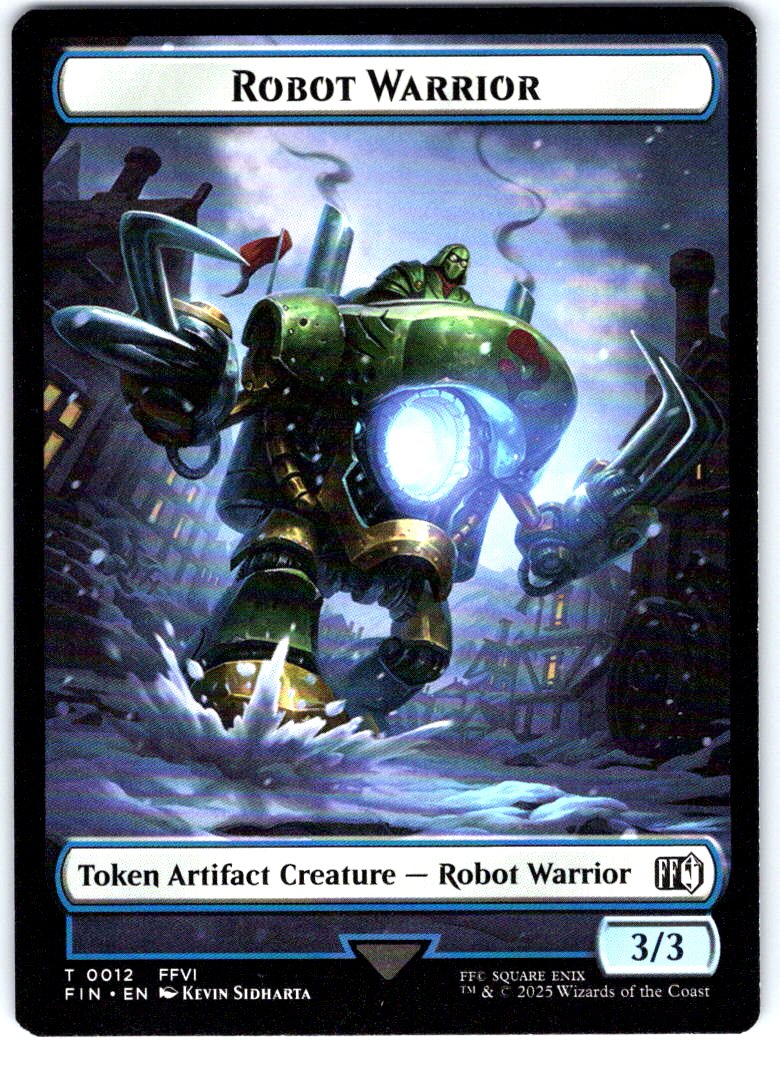 Sephiroth, One-Winged Angel // Robot Warrior 24 // 12 FINAL FANTASY MTG NM