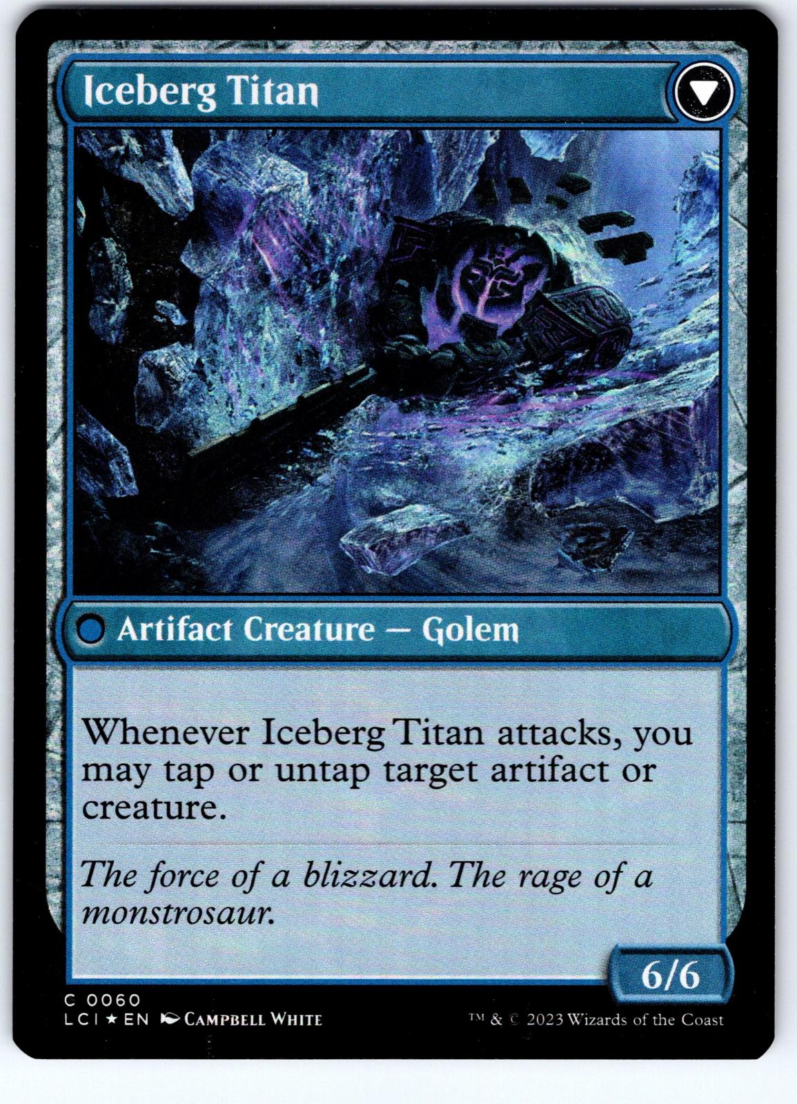 Inverted Iceberg 60 The Lost Caverns of Ixalan Magic: The Gathering Foil NM