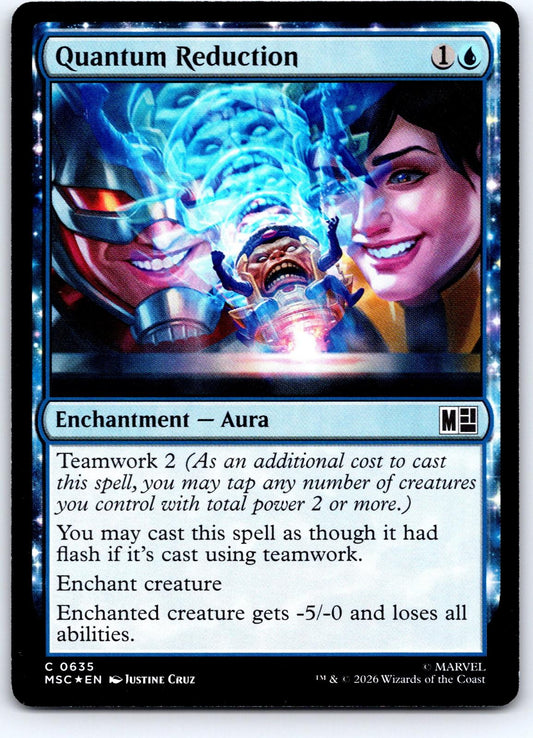 Quantum Reduction 635 Commander: Marvel Super Heroes MTG Foil NM