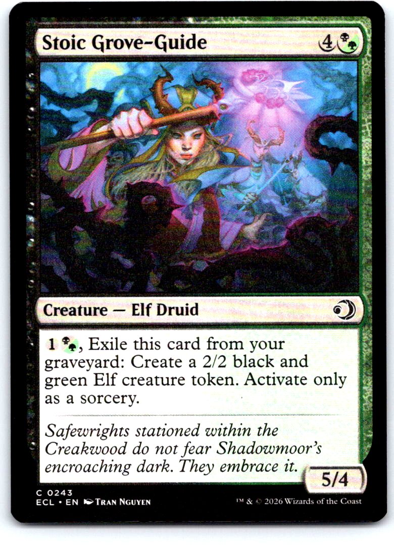 Stoic Grove-Guide 243 Common Lorwyn Eclipsed Magic: The Gathering Near Mint