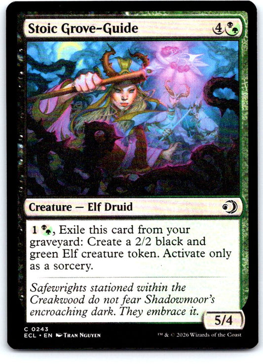 Stoic Grove-Guide 243 Common Lorwyn Eclipsed Magic: The Gathering Near Mint