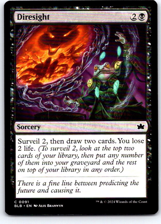 Diresight 91 Common Bloomburrow Magic: The Gathering Near Mint