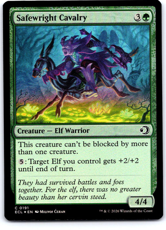 Safewright Cavalry 191 Common Lorwyn Eclipsed Magic: The Gathering Foil NM