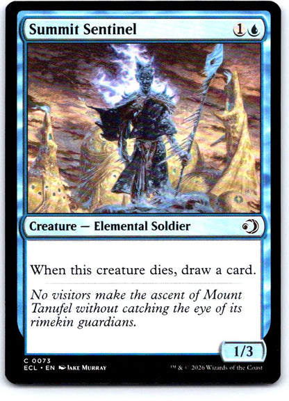 Summit Sentinel 73 Common Lorwyn Eclipsed Magic: The Gathering Near Mint