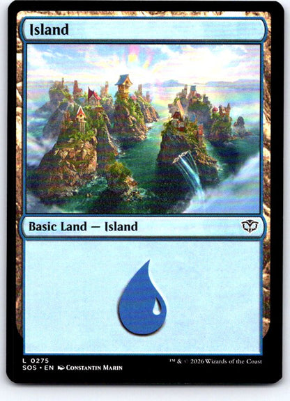 Island (0275) 275 Land Secrets of Strixhaven Magic: The Gathering Near Mint