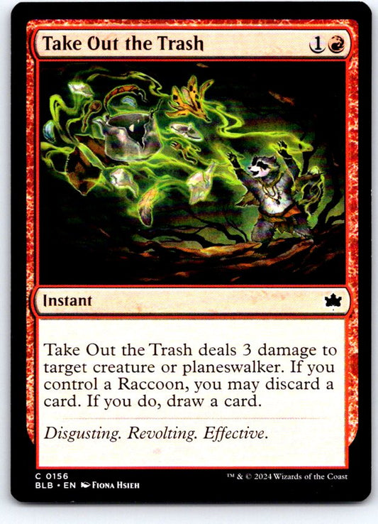 Take Out the Trash 156 Common Bloomburrow Magic: The Gathering Near Mint