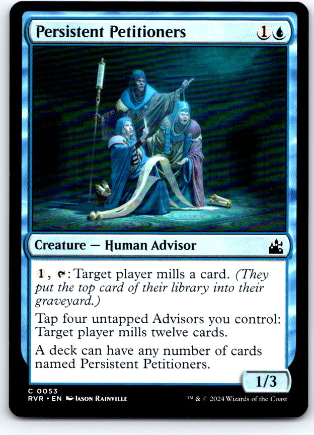 Persistent Petitioners 53 Common Ravnica Remastered Magic: The Gathering NM