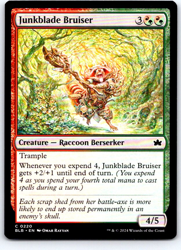 Junkblade Bruiser 220 Common Bloomburrow Magic: The Gathering Near Mint