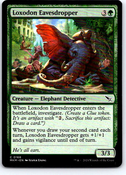 Loxodon Eavesdropper 168 Common Murders at Karlov Manor Magic: The Gathering NM