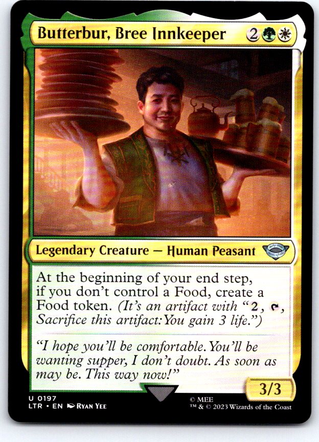 Butterbur, Bree Innkeeper 197 Universes Beyond: LOTR Magic: The Gathering NM