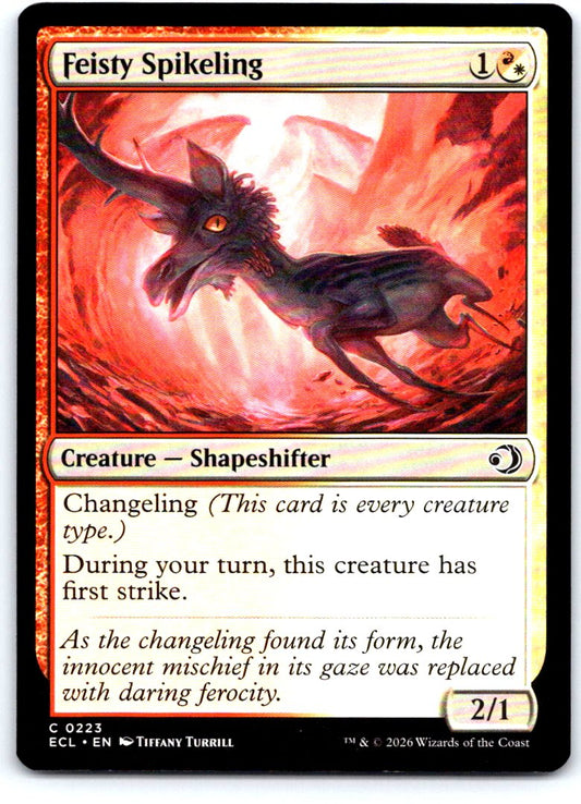 Feisty Spikeling 223 Common Lorwyn Eclipsed Magic: The Gathering Near Mint