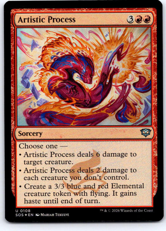 Artistic Process 108 Uncommon Secrets of Strixhaven Magic: The Gathering Foil NM