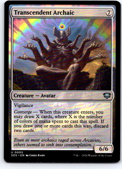 Transcendent Archaic 5 Uncommon Secrets of Strixhaven Magic: The Gathering NM