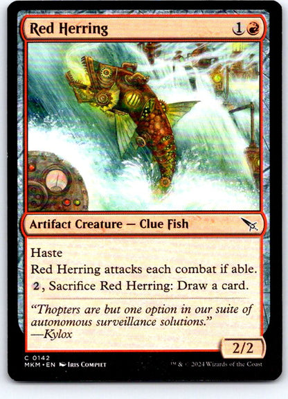 Red Herring 142 Common Murders at Karlov Manor Magic: The Gathering Near Mint