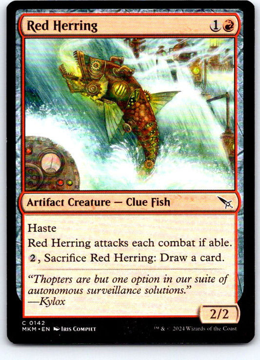 Red Herring 142 Common Murders at Karlov Manor Magic: The Gathering Near Mint