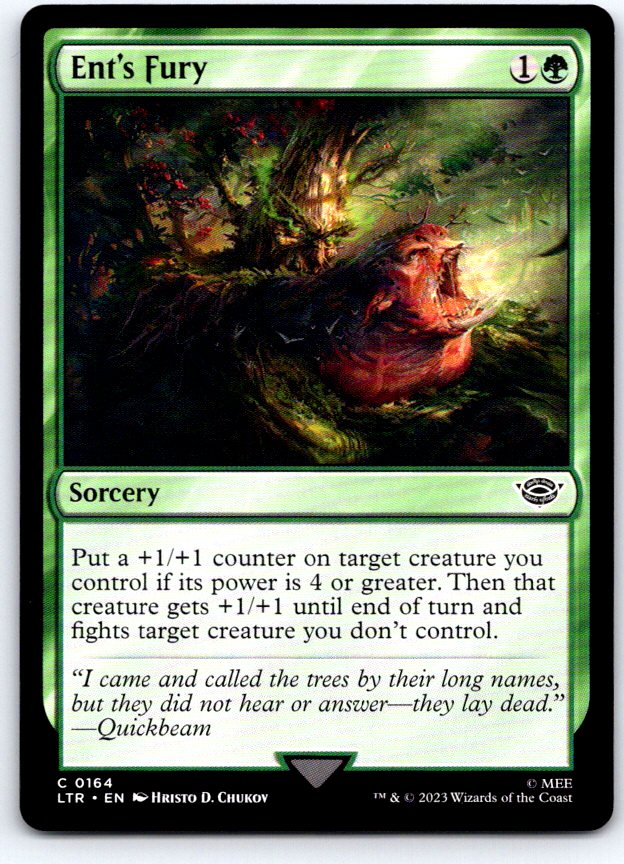 Ent's Fury 164 Universes Beyond: LOTR Magic: The Gathering NM