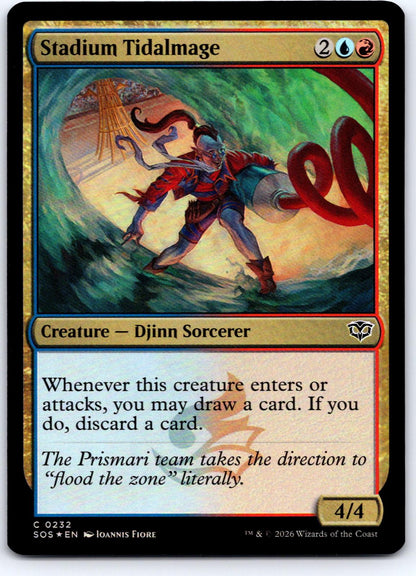 Stadium Tidalmage 232 Common Secrets of Strixhaven Magic: The Gathering Foil NM