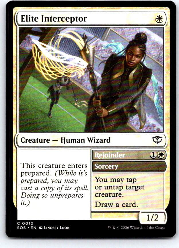 Elite Interceptor 12 Common Secrets of Strixhaven Magic: The Gathering Near Mint
