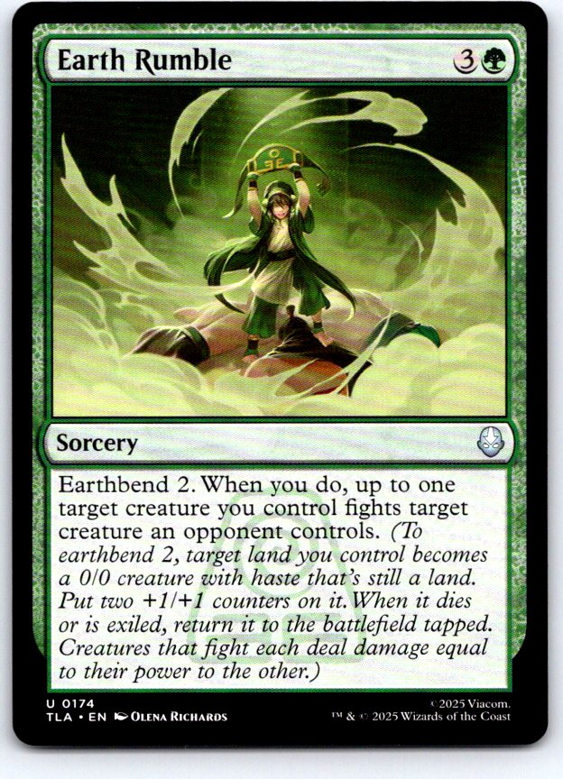 Earth Rumble 174 Uncommon Avatar: The Last Airbender Magic: The Gathering NM