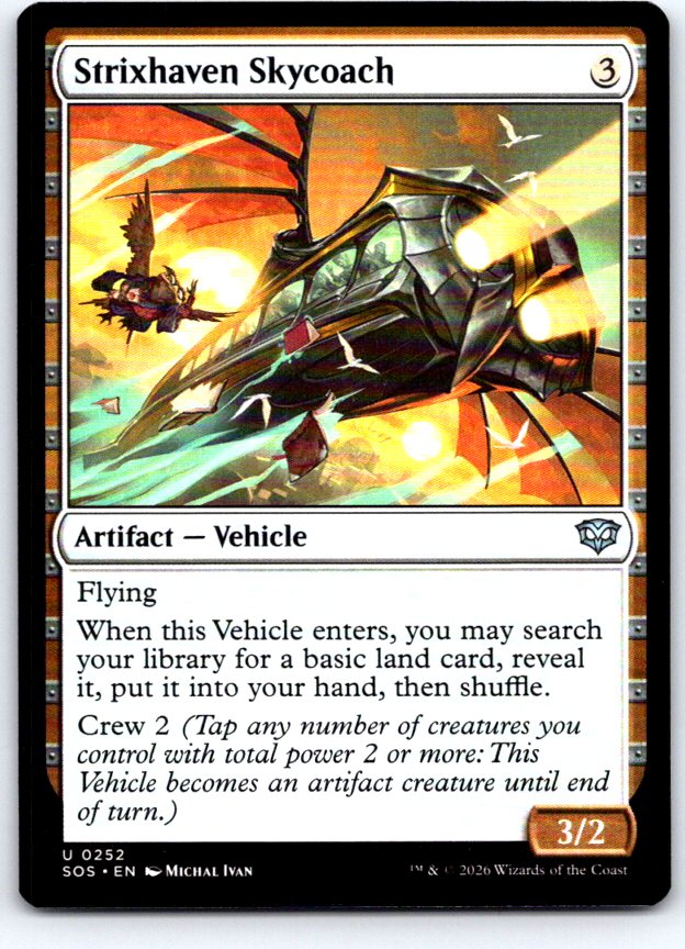 Strixhaven Skycoach 252 Uncommon Secrets of Strixhaven Magic: The Gathering NM