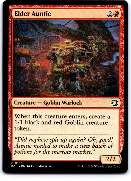 Elder Auntie 133 Common Lorwyn Eclipsed Magic: The Gathering Foil Near Mint