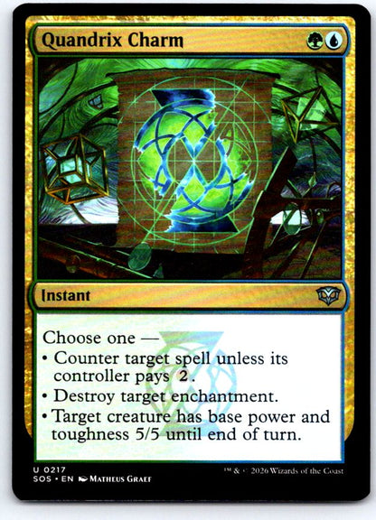 Quandrix Charm 217 Uncommon Secrets of Strixhaven Magic: The Gathering Near Mint