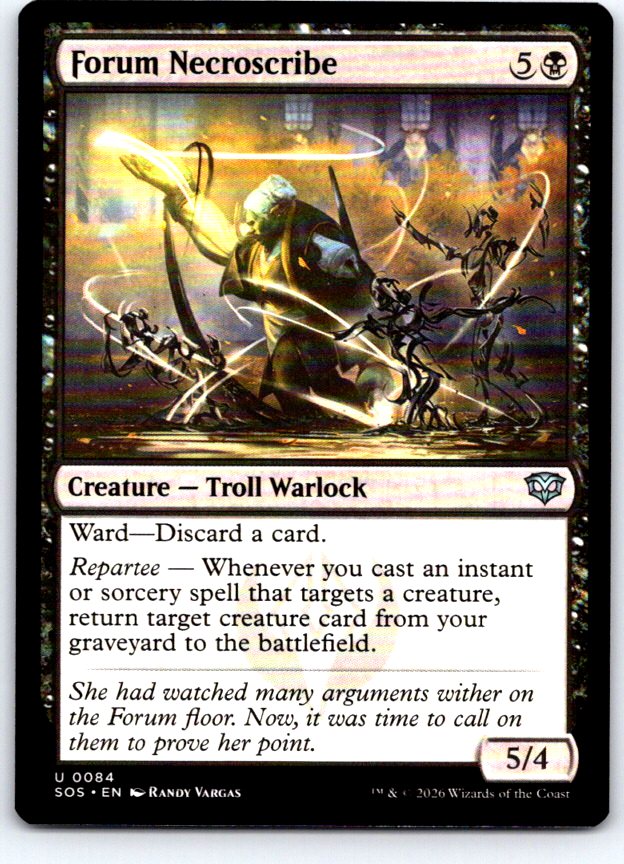 Forum Necroscribe 84 Uncommon Secrets of Strixhaven Magic: The Gathering NM