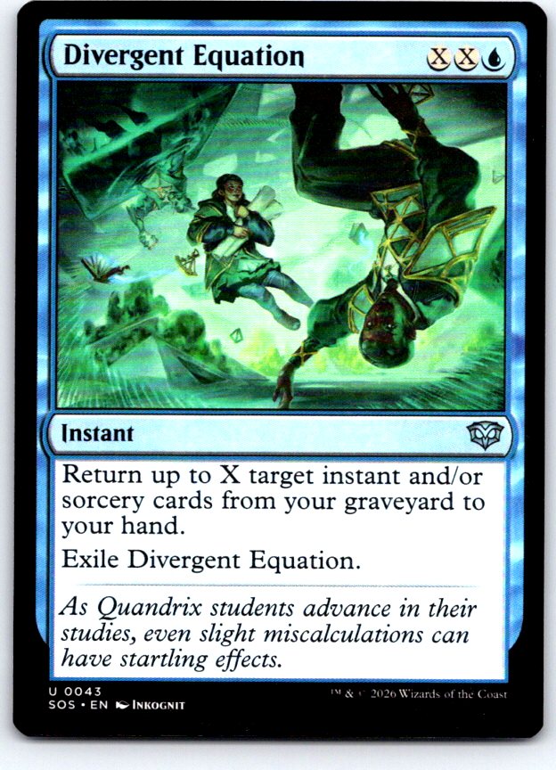 Divergent Equation 43 Uncommon Secrets of Strixhaven Magic: The Gathering NM