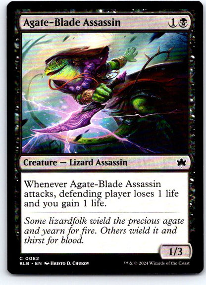 Agate-Blade Assassin 82 Common Bloomburrow Magic: The Gathering Near Mint