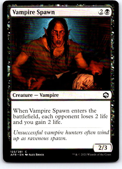 Vampire Spawn 123 Adventures in the Forgotten Realms Magic: The Gathering NM