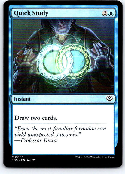 Quick Study 65 Common Secrets of Strixhaven Magic: The Gathering Near Mint