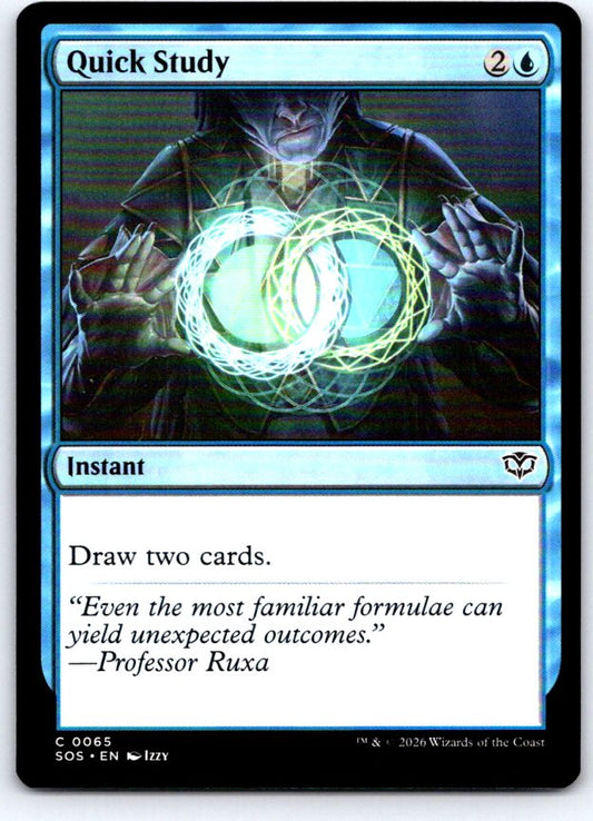 Quick Study 65 Common Secrets of Strixhaven Magic: The Gathering Near Mint