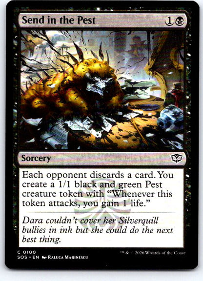 Send in the Pest 100 Common Secrets of Strixhaven Magic: The Gathering Near Mint