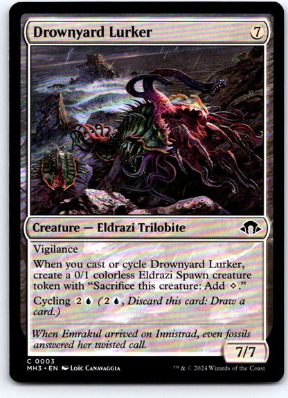 Drownyard Lurker 3 Common Modern Horizons 3 Magic: The Gathering Near Mint