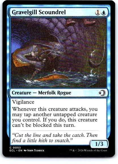 Gravelgill Scoundrel 53 Common Lorwyn Eclipsed Magic: The Gathering Near Mint