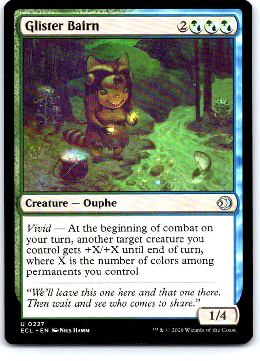 Glister Bairn 227 Uncommon Lorwyn Eclipsed Magic: The Gathering Near Mint