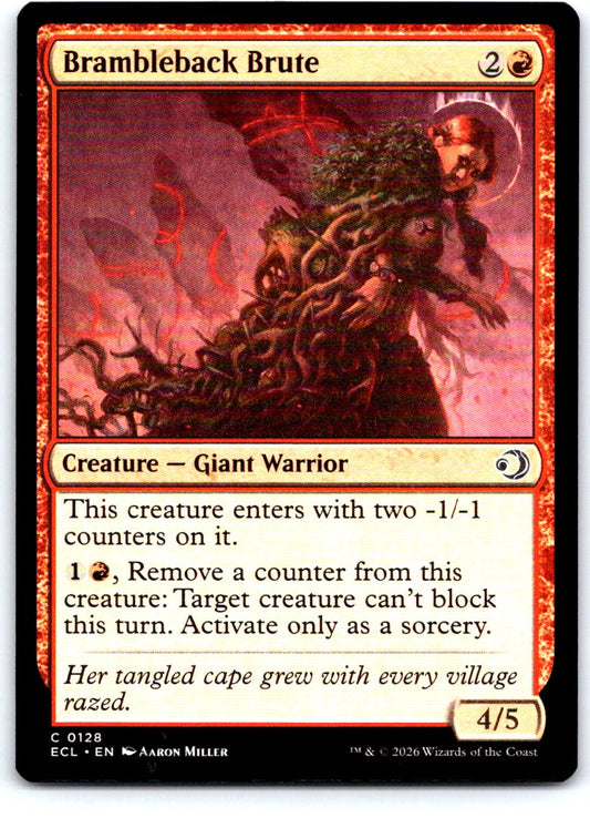 Brambleback Brute 128 Common Lorwyn Eclipsed Magic: The Gathering Near Mint