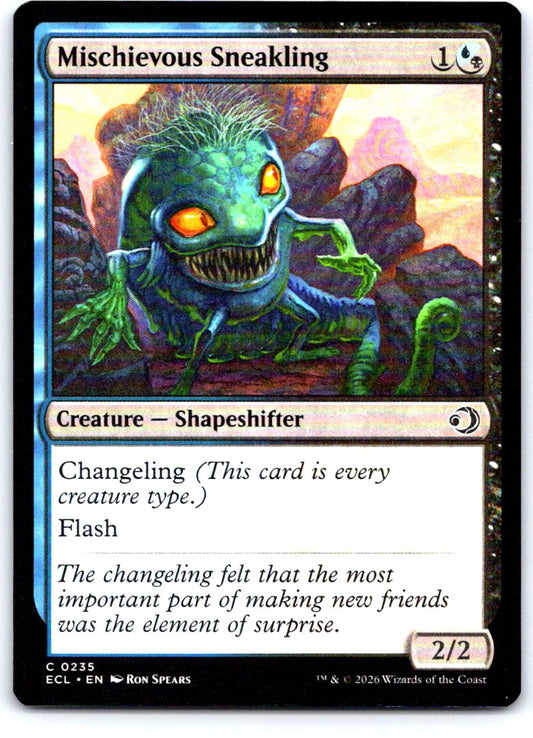 Mischievous Sneakling 235 Common Lorwyn Eclipsed Magic: The Gathering Near Mint