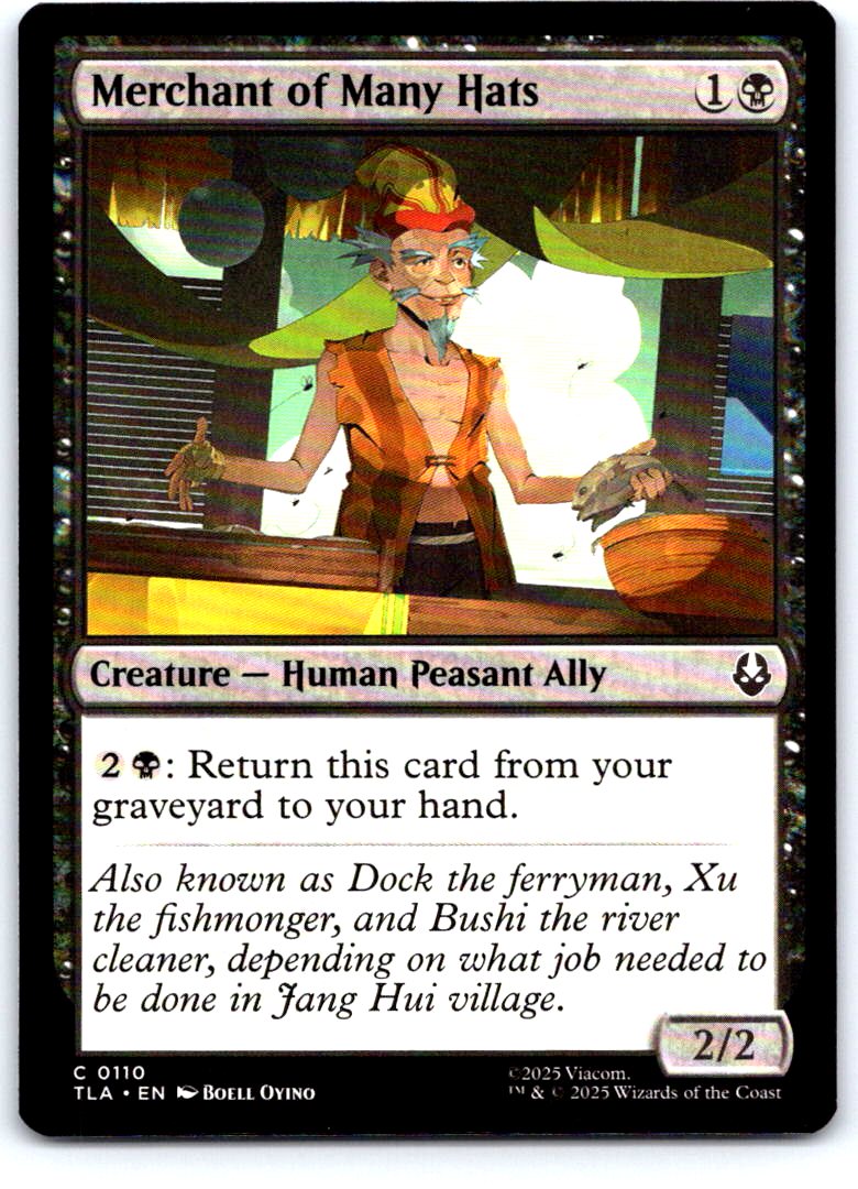 Merchant of Many Hats 110 Avatar: The Last Airbender Magic: The Gathering NM