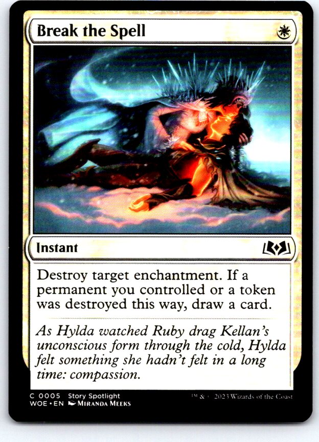 Break the Spell 5 Common Wilds of Eldraine Magic: The Gathering Near Mint