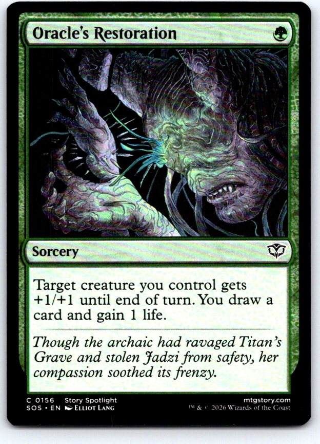 Oracle's Restoration 156 Common Secrets of Strixhaven Magic: The Gathering NM