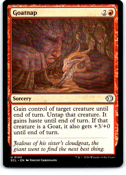 Goatnap 142 Uncommon Lorwyn Eclipsed Magic: The Gathering Near Mint