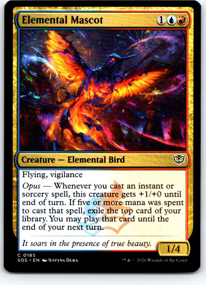 Elemental Mascot 185 Common Secrets of Strixhaven Magic: The Gathering Near Mint