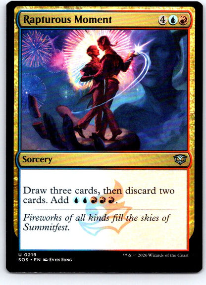 Rapturous Moment 219 Uncommon Secrets of Strixhaven Magic: The Gathering NM