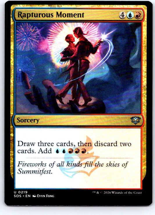 Rapturous Moment 219 Uncommon Secrets of Strixhaven Magic: The Gathering NM
