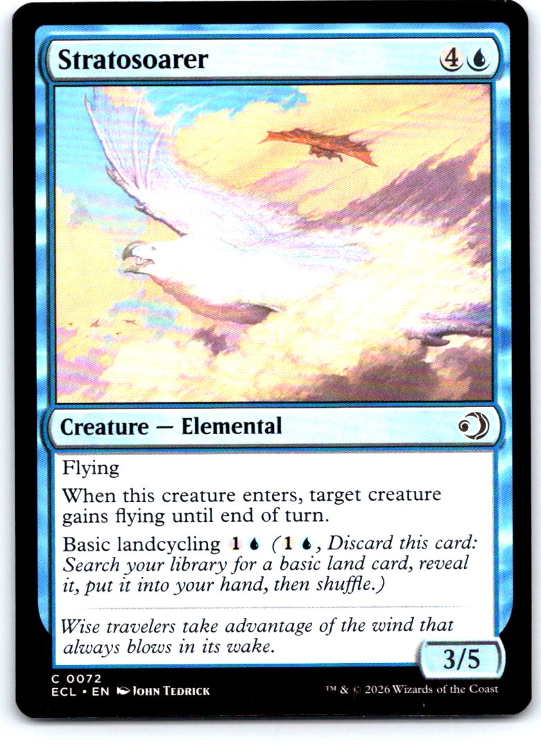 Stratosoarer 72 Common Lorwyn Eclipsed Magic: The Gathering Near Mint