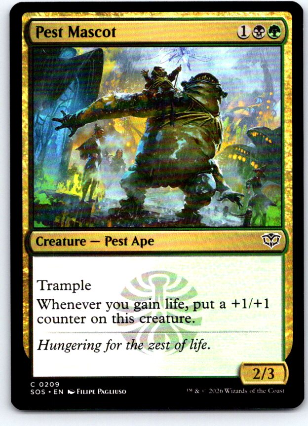 Pest Mascot 209 Common Secrets of Strixhaven Magic: The Gathering Near Mint