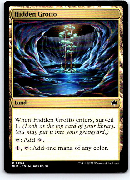 Hidden Grotto 254 Common Bloomburrow Magic: The Gathering Near Mint