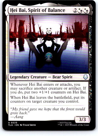 Hei Bai, Spirit of Balance 225 Avatar: The Last Airbender MTG NM